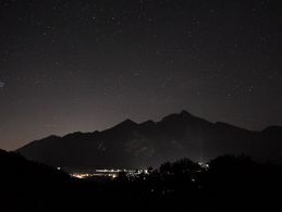 Nachtaufnahme von Marquartstein